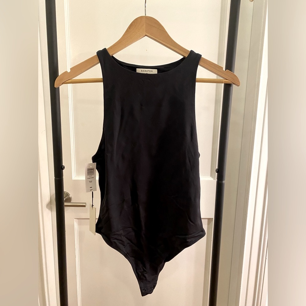 Aritzia Babaton Contour Bodysuit Black